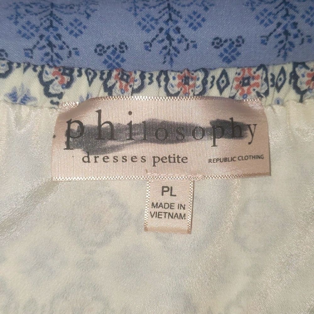 #1 NWOT Philosophy Floral off shoulder Tunic/Dress - Picture 2 of 5